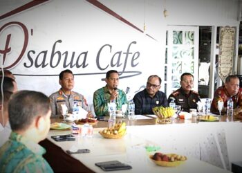 Matangkan Pelaksanaan Pasar Senggol, Weny Gaib Gelar Rapat Bersama Forkopimda