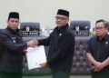 Agenda Penetapan Propemperda 2026, Weny Gaib Hadiri Paripurna DPRD