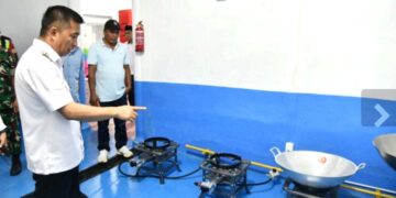 Pastikan Sesuai Standar, Argo Sumaiku Monitoring Kesiapan Dapur MBG di Boltim