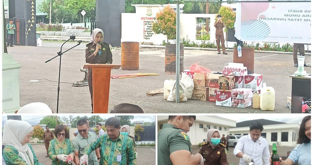 Berkekuatan Hukum Tetap, Kejari Kotamobagu Musnahkan Babuk Perkara Tindak Pidana
