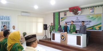 Wakili Wali Kota, Sahaya Mokoginta Buka Rakor Pengelolaan Zakat