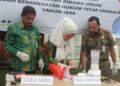 Dukung Penegakan Hukum, Kepala Satpol PP Kotamobagu Hadiri Pemusnahan Babuk
