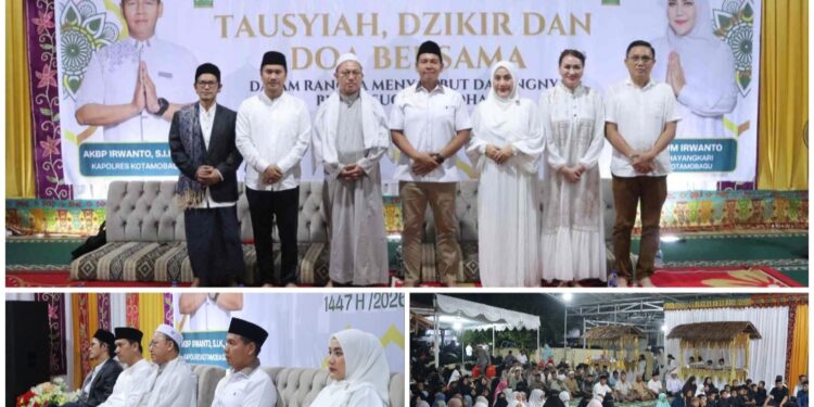 Sambut Ramadhan 1447 Hijriah, Keluarga Besar Polres Kotamobagu Gelar Dzikir dan Doa Bersama