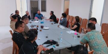 Foto : Rapat Panitia Pelaksana Konferensi Provinsi PWI Sulut