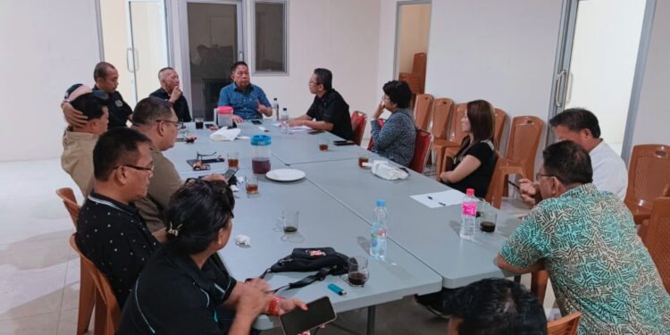 Foto : Rapat Panitia Pelaksana Konferensi Provinsi PWI Sulut