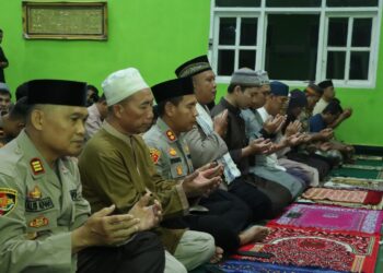 Maknai Ramadan, Polres Kotamobagu Gelar Shalat Tarawih Berjamaah