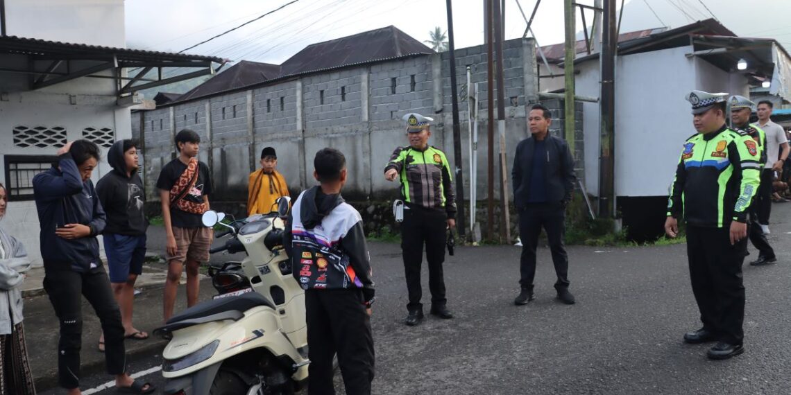 Polres Kotamobagu Giatkan Patroli Selama Ramadan, Sasar Balap Liar dan Knalpot Brong