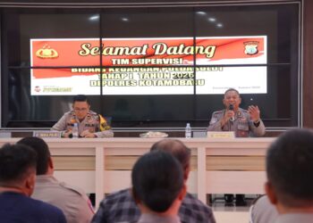 Akuntabilitas Pengelolaan Keuangan, Polres Kotamobagu Terima Kunjungan Tim Supervisi Polda Sulut