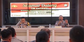 Akuntabilitas Pengelolaan Keuangan, Polres Kotamobagu Terima Kunjungan Tim Supervisi Polda Sulut