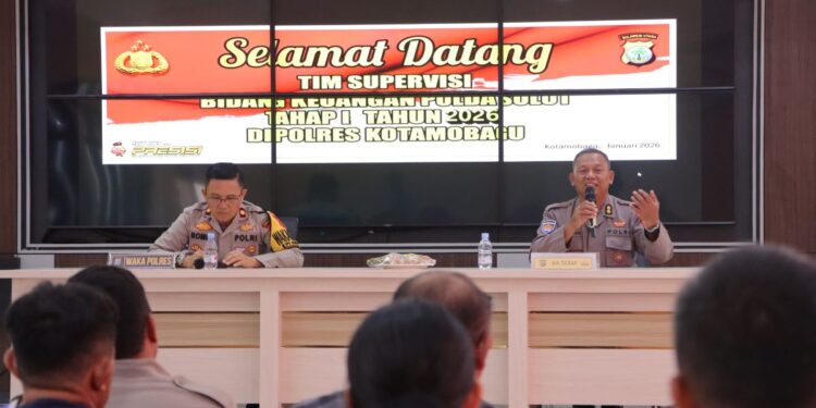 Akuntabilitas Pengelolaan Keuangan, Polres Kotamobagu Terima Kunjungan Tim Supervisi Polda Sulut
