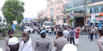 Dikawal Polres Kotamobagu, Aksi Damai Percepatan Pemekaran P-BMR Berjalan Aman dan Tertib