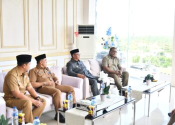 Perkuat Sinergitas, Oskar Manoppo Terima Kunjungan Kepala Kanwil BPN Sulut