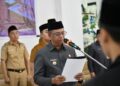 Lantik Puluhan Pejabat, ini Pesan Bupati Boltim Oskar Manoppo