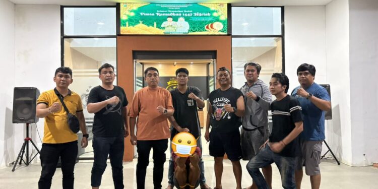 Foto : Pelaku saat diamankan Satreskrim Polres Boltara