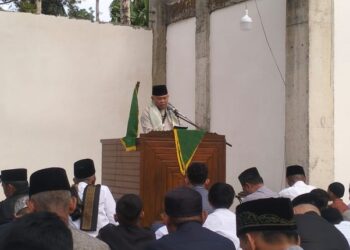 Penuh Khidmat, Pemerintah dan Masyarakat Desa Pontodon Timur, Gelar Sholat Idul Fitri 1447 Hijriah