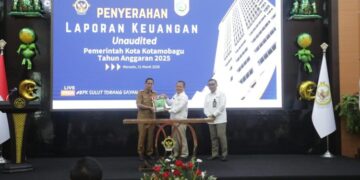 Transparansi Keuangan Daerah, Pemkot Kotamobagu Serahkan LKPD Unaudited Tahun 2025