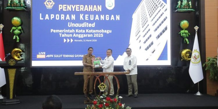 Transparansi Keuangan Daerah, Pemkot Kotamobagu Serahkan LKPD Unaudited Tahun 2025