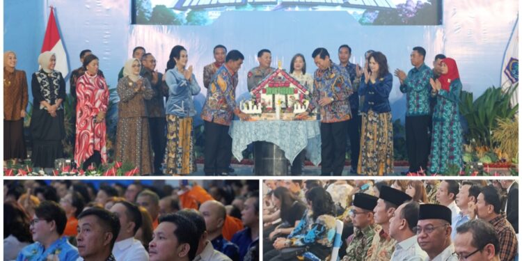 Bupati dan Wabup Boltim Hadiri Syukuran Satu Tahun Kepemimpinan Gubernur dan Wagub Sulut