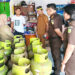 Foto : Tim Gabungan Pemda Boltara yang dipimpin Sekda Jusnan C Mokoginta, saat melakukan sidak Gas LPG 3 Kg