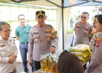 GPM Polri, Polres Kotamobagu Sukses Gelar Bazar Sembako
