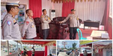 Pengawasan Ops Ketupat, AKBP Irwanto Dampingi Kunjungan Tim Wasops Itwasda Polda Sulut