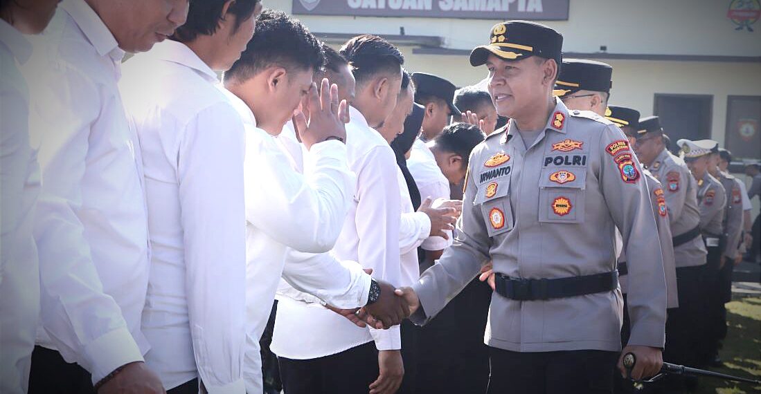 Momentum Halal Bihalal, AKBP Irwanto Minta Personel Perkokoh Soliditas Internal
