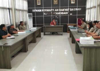 Program PTSL, DPRD Kotamobagu Gelar Rapat Bersama Kantor Pertanahan