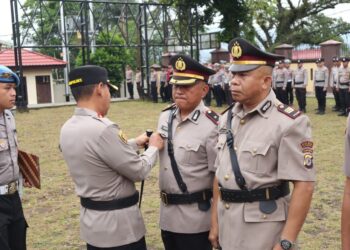 Kenal Pamit PJU Polres Kotamobagu, AKBP Irwanto Tekankan Profesionalitas Pelayanan