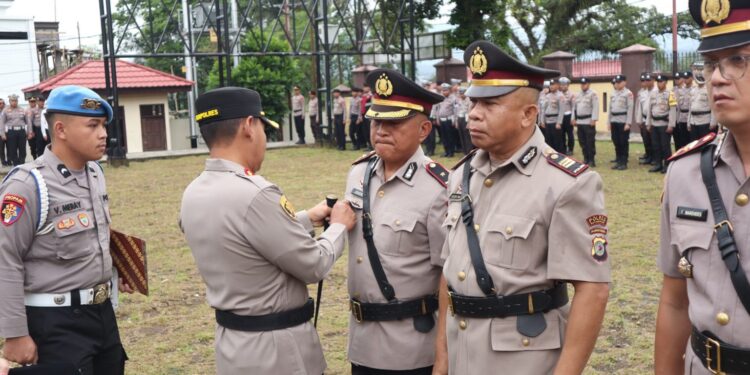 Kenal Pamit PJU Polres Kotamobagu, AKBP Irwanto Tekankan Profesionalitas Pelayanan