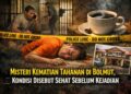 Foto : Ilustrasi kematian tahanan di Rutan Polres Bolmut