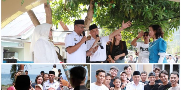 Pererat Silaturahmi, Bupati dan Wabup Boltim Hadiri Perayaan Ketupat Desa Kotabunan Bersatu
