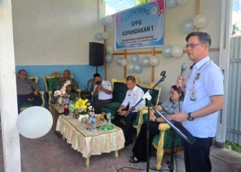 Wakili Wali Kota, Asisten I Pemkot Kotamobagu Hadiri Launching SPPG MBG Kopandakan Satu