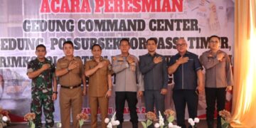 Hadir Langsung, Weny Gaib Apresiasi Peresmian Command Center Polres Kotamobagu