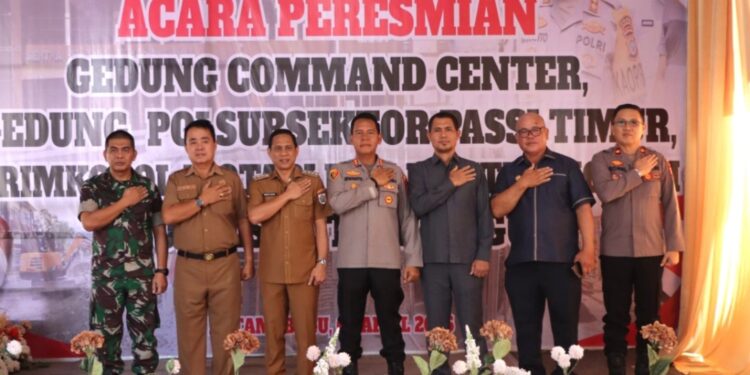 Hadir Langsung, Weny Gaib Apresiasi Peresmian Command Center Polres Kotamobagu